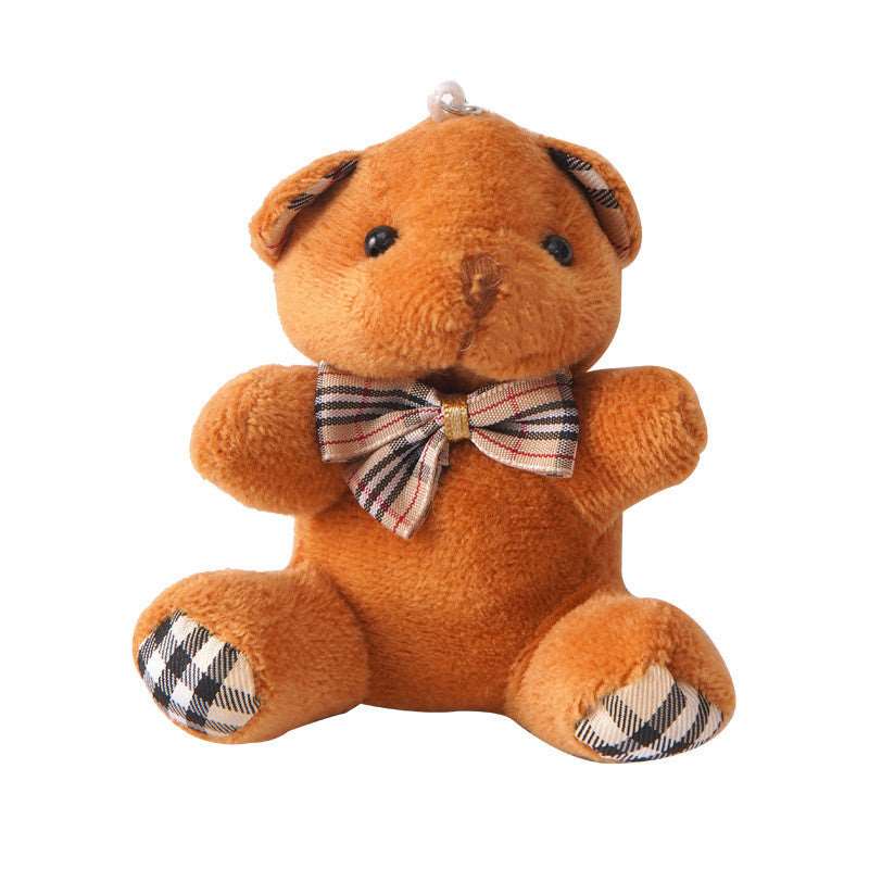 Plaid Bear Plush Keychain | Bag Charm