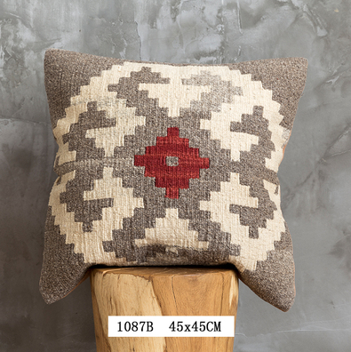 Retro Hard Wool Handmade Bohemian Pillow