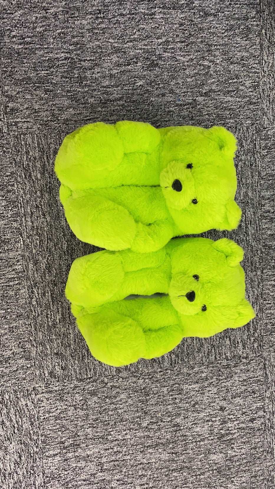 Teddy Bear Plush Slippers