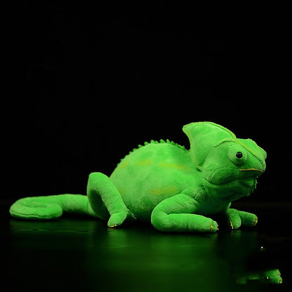 Green Chameleon Soft Plush Toy