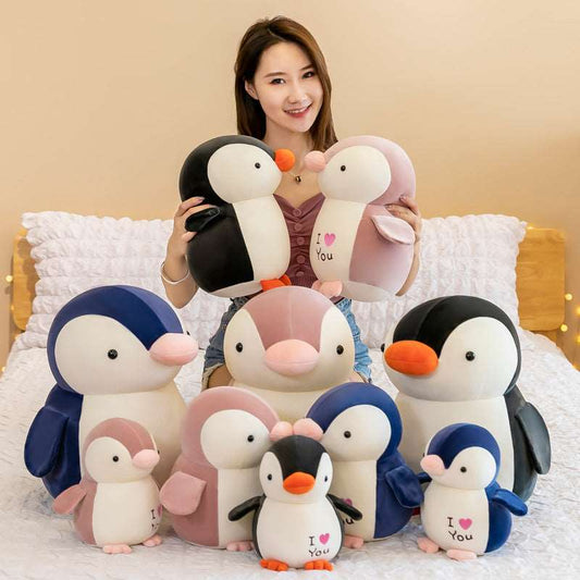 Cute Penguin Plush Toy Aquarium Playground Doll For Babies