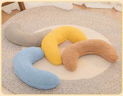 Crescent Pet Plush Pillow