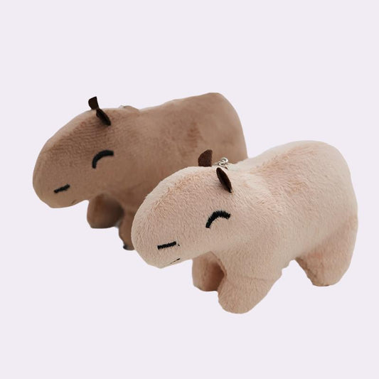 mini bean bag animal plushie keychain