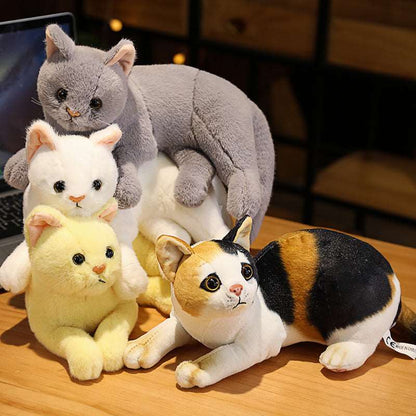 Cute Simulation Cat Doll Pillow Plush Toy