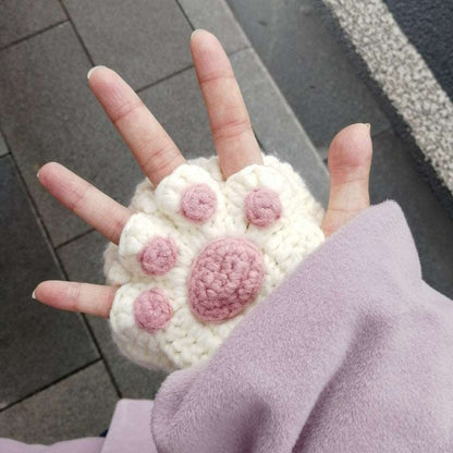 Cat's Paw Plush Gloves