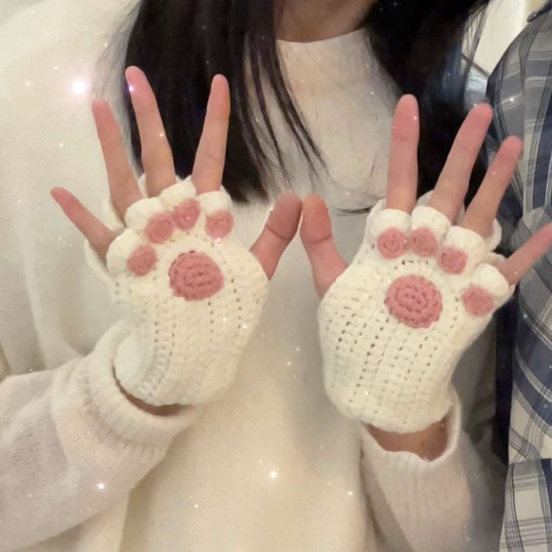 Cat's Paw Plush Gloves