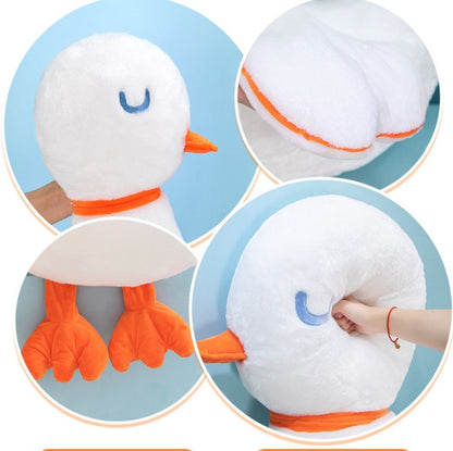 Big White Geese Doll Pillow Plush Toy