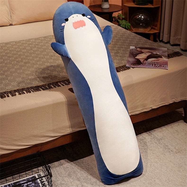 Shark Strip Throw Pillow Plush Toy