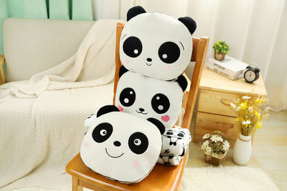 Panda Plush Blanket Pillow