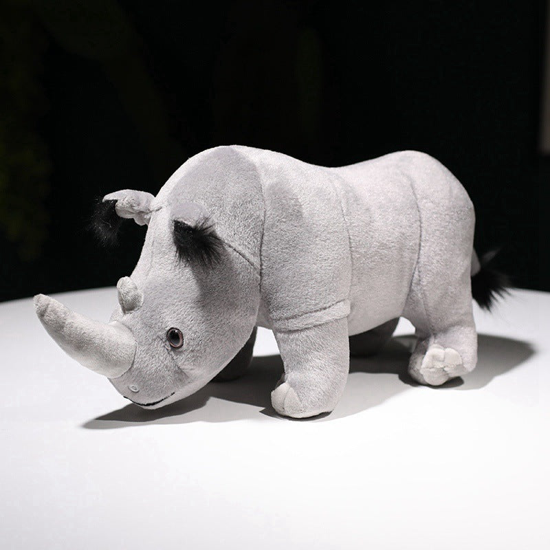 Simulation Rhino Plush Doll Plush Toy Doll