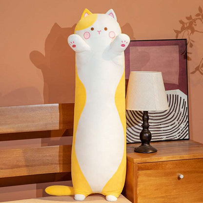 Japanese Cat Long Pillow Plush Toy