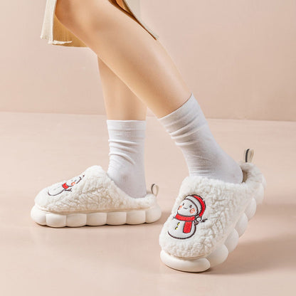 Snowman Plushie Slippers