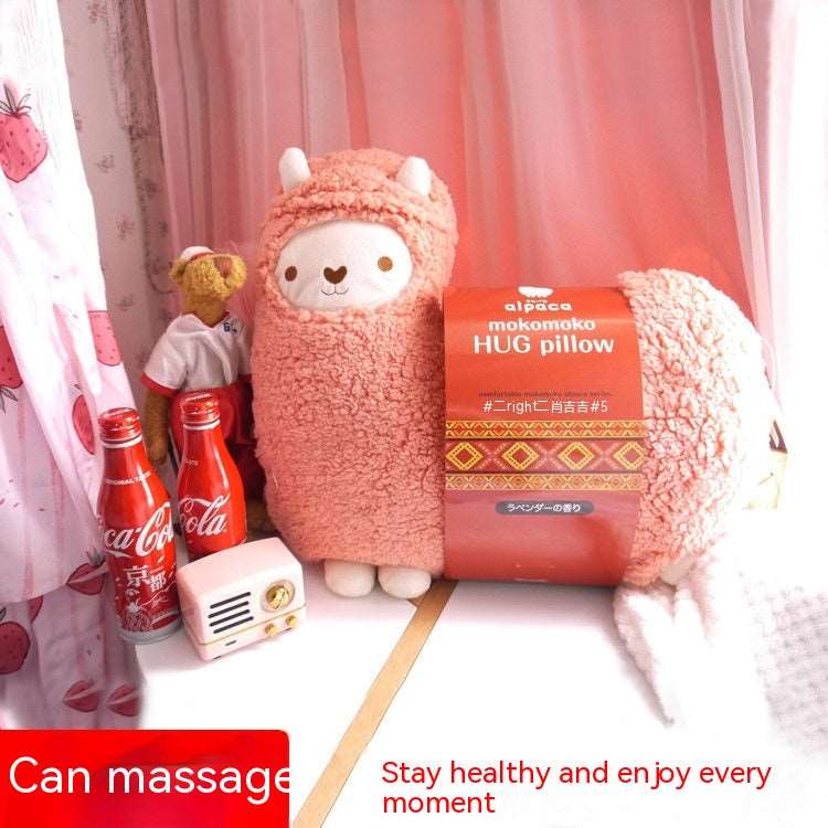 Alpaca Massage Pillow Neck Massager Sleep