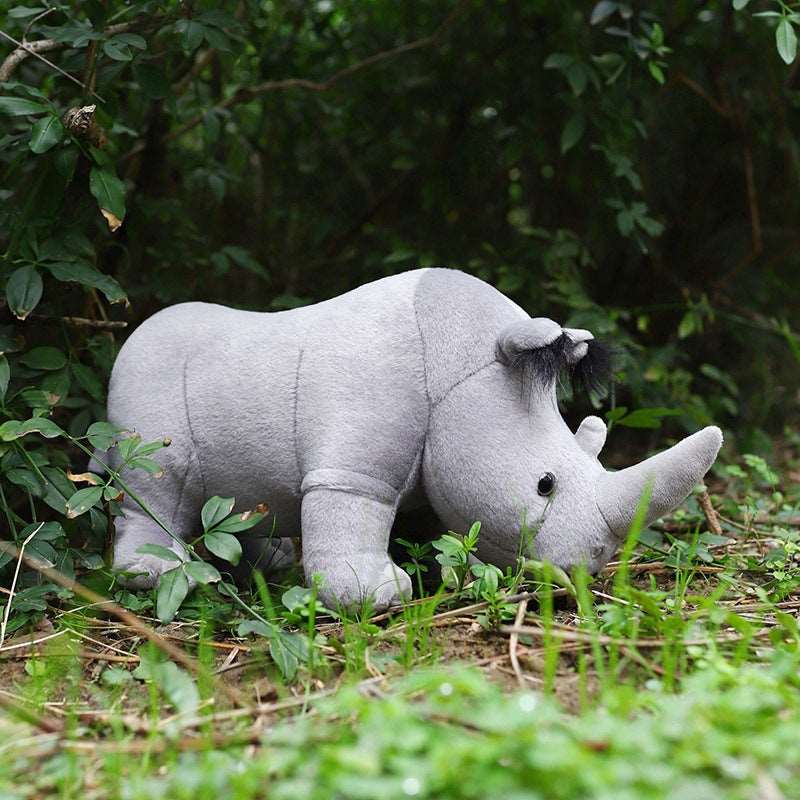 Simulation Rhino Plush Doll Plush Toy