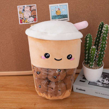 Smiling Boba Dessert Plush Toy