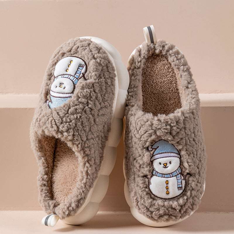 Snowman Plushie Slippers