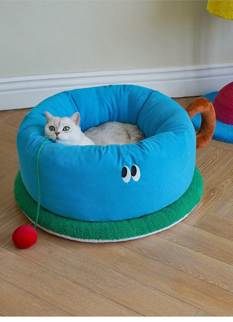 Four Seasons Tea Cup Inspired Pet Bed