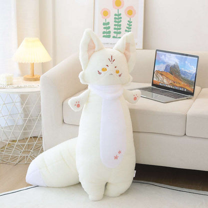 Large Fluffy Ragdoll Fox Plush Toy