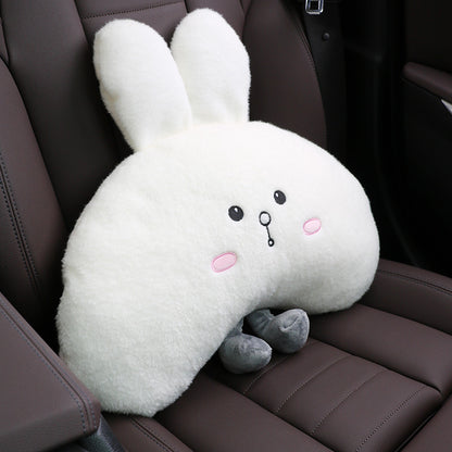 Cute Head Rest rabbit car seat pillow