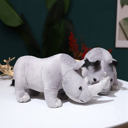 Simulation Rhino Plush Doll Plush Toy Doll