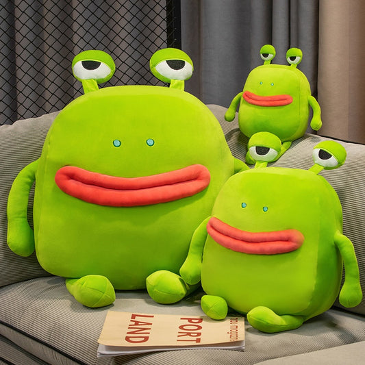 Embrace Quirkiness with Our Ugly And Cute Frog Pillow Plush Toy 