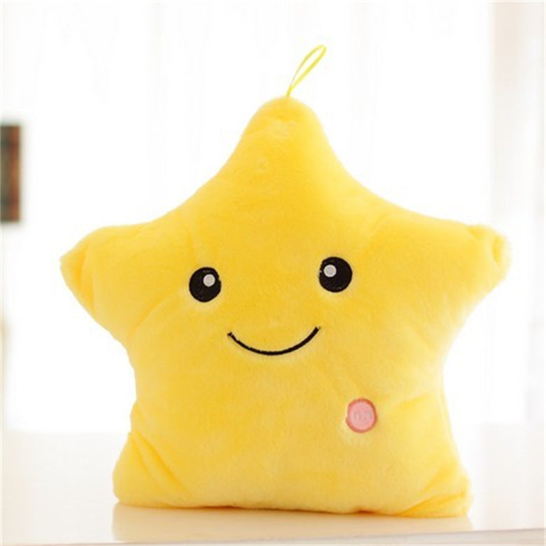 light up star plush yellow