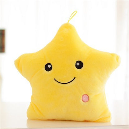 light up star plush yellow