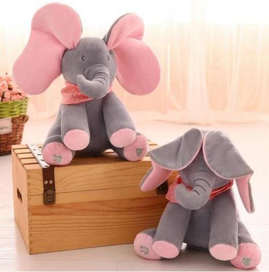 Singing Elephant Animated Plush Toy