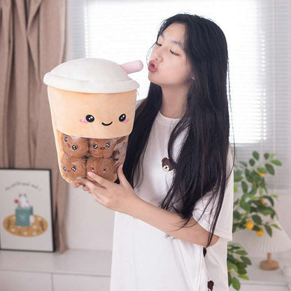 Smiling Boba Dessert Plush Toy