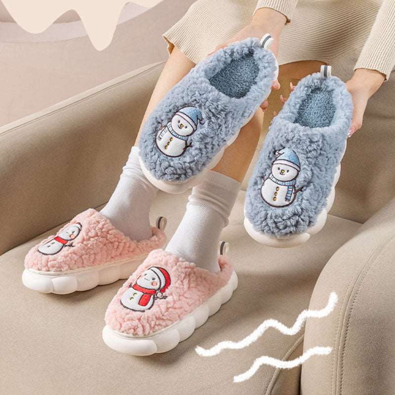 Snowman Plushie Slippers