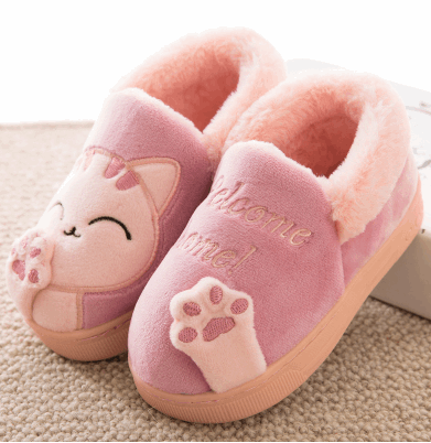 Baby Pre-Walker Cute And Cozy Cat Paw Slipper