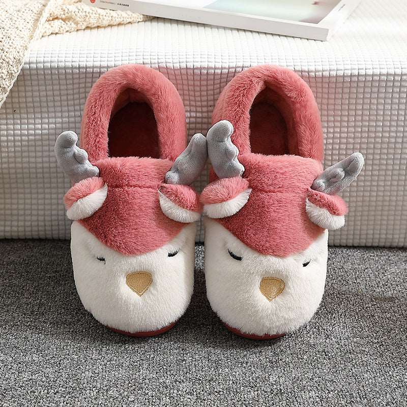 Elk Adult Plush Slippers