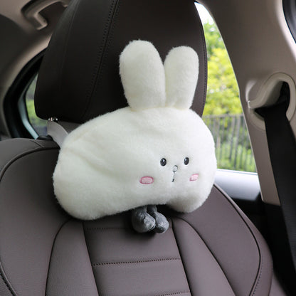 Cute Head Rest rabbit car seat pillow