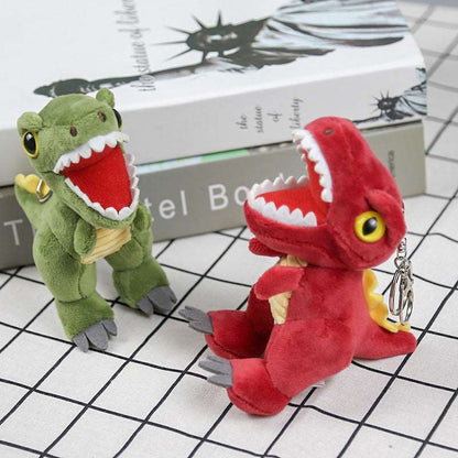 4” Tyrannosaurus Keychain Bag Pendant Plush Toy