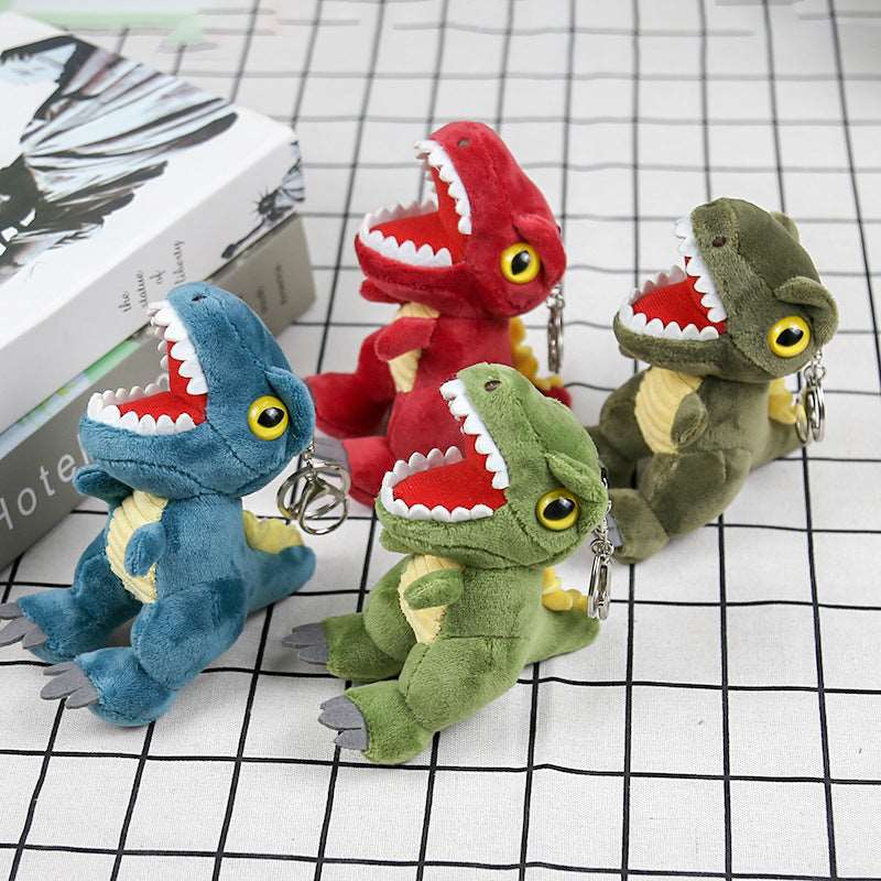 4” Tyrannosaurus Keychain Bag Pendant Plush Toy