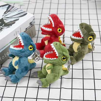 4” Tyrannosaurus Keychain Bag Pendant Plush Toy