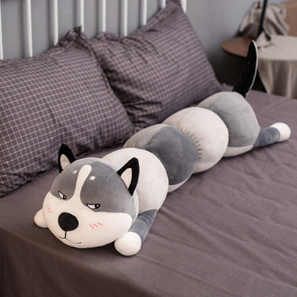 Grey Long Cat Plush Toy