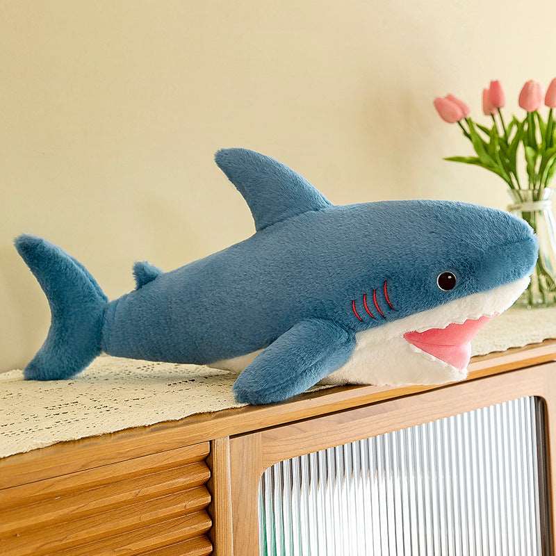 Dive into Fun Giant Shark Plush Toy for All Ages The Plush Pillow UK