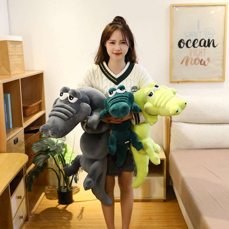 Long Lazy Crocodile Plush Toy