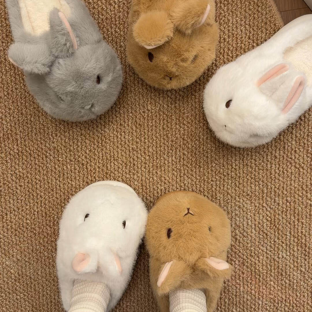 Fluffy Bunny Plush Slippers product photo 6
