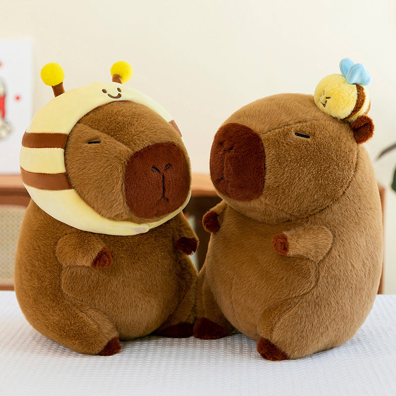 Bee Capybara Plush