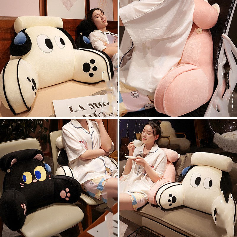 Googly eyes Multifunctional Lumbar Support Pillow