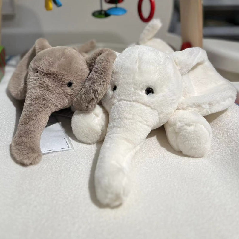 Soft Elephant Plush Rag Plush Pacify Baby Gift