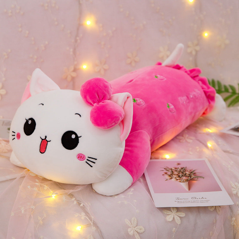 Lovely Stumbling Cat Plush Pillow
