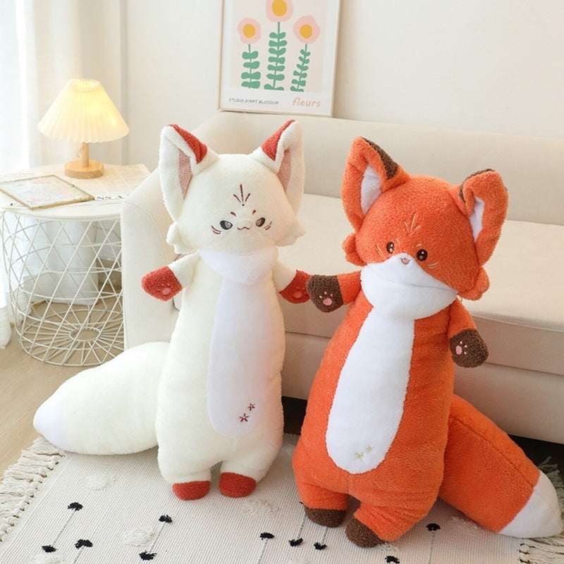 Large Fluffy Ragdoll Fox Plush Toy