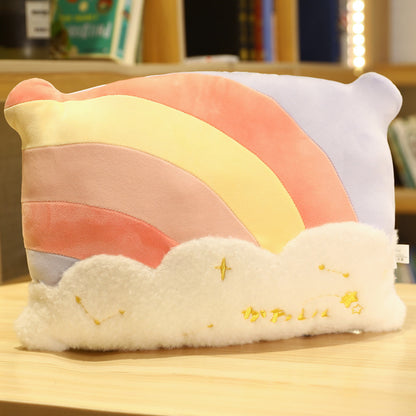 Cloud Rainbow Plush Pillow