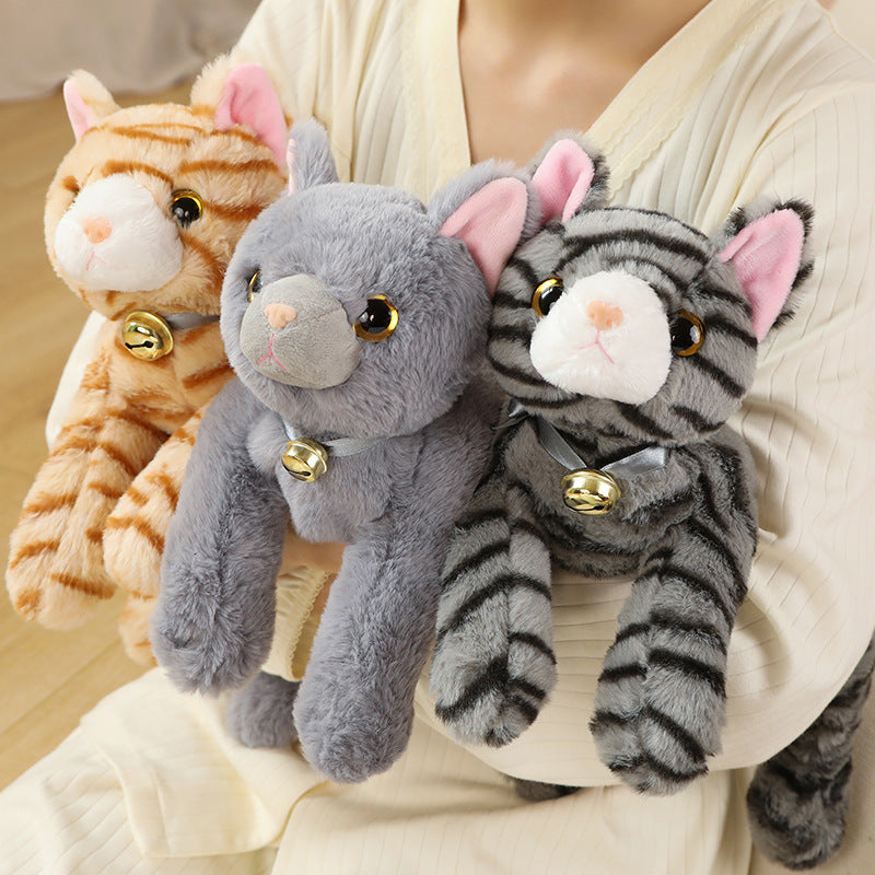 Simulation Cuddly Cat Plush Toy