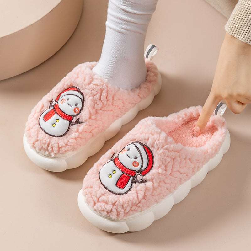 Snowman Plushie Slippers