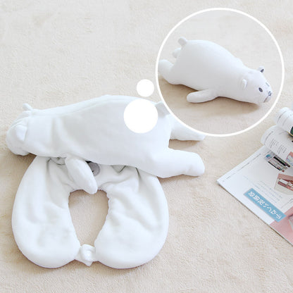 Convertible U-Shaped Travel Pillow