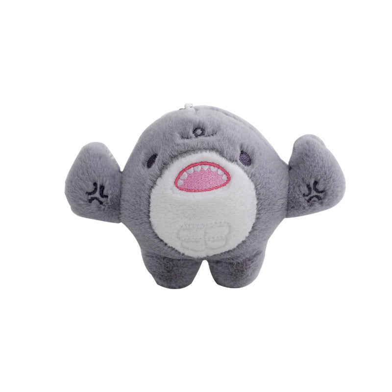 Plush Shark Bag Charm Keyring